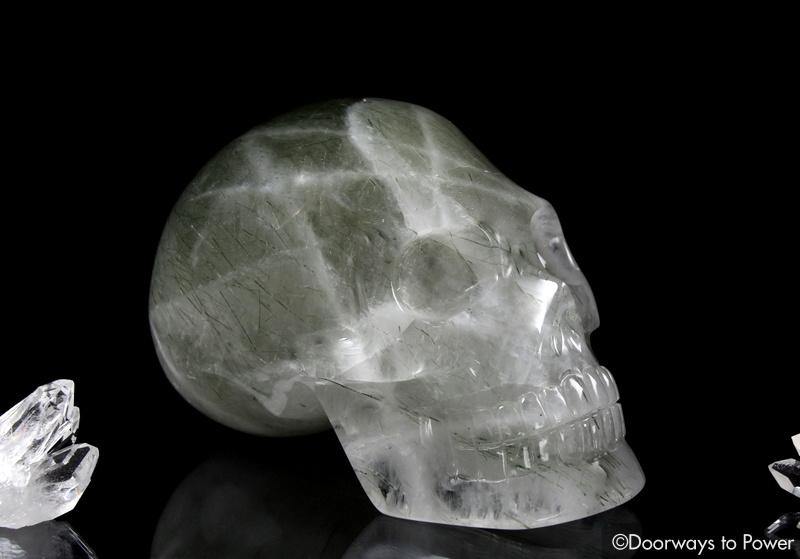 XL Sirius Quartz Crystal Skull 'Advanced Harmonically Aligned' - Doorways  to Power