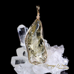 Celestial Gold Andara Crystal Pendant 14k 