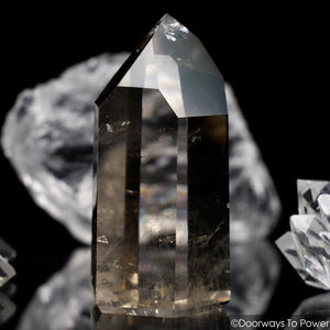 John of God Citrine Quartz Crystal Point