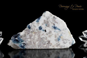 Blue Snowball Euphoralite Crystal Altar Stone