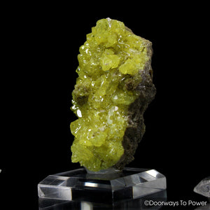 Native SULFUR Gem Crystal Specimen Bolivia 'Transformation & Balance'