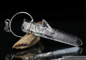 Lemurian Seed Quartz Record Keeper Crystal Pendant