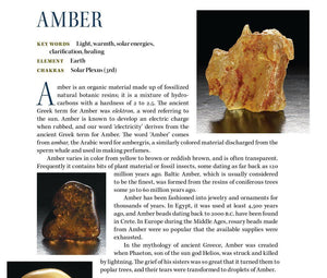 Amber Metaphysical Properties