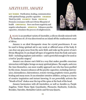 Amazez Azeztulite Crystal Altar Stone Azozeo Activated