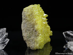 Native SULFUR Crystal Specimen Bolivia 'Transformation & Balance'