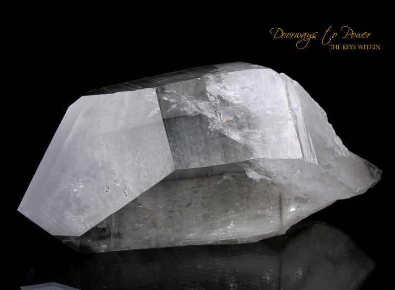 High quality Rare Arkansas Dow Quartz Point | Prism Quartz with Lemurian Striations & Devic Temple Inclusions