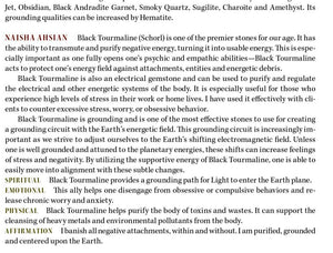 Black Tourmaline Energetic Properties