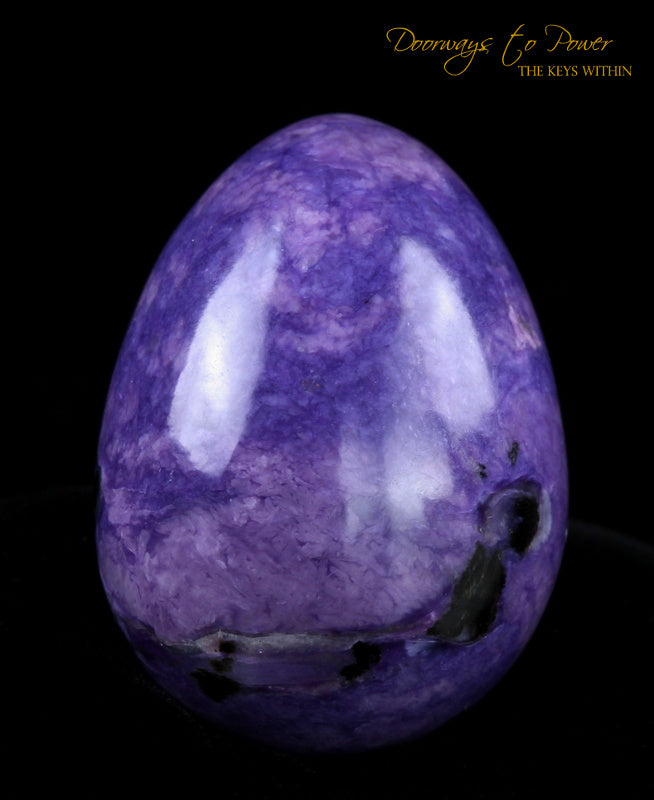 Charoite Cosmic Egg Crystal 'Bird of Light' - Doorways to Power