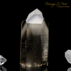 Smoky Citrine White Phantom Shaman Dow Quartz Crystal 'RE BIRTH' 