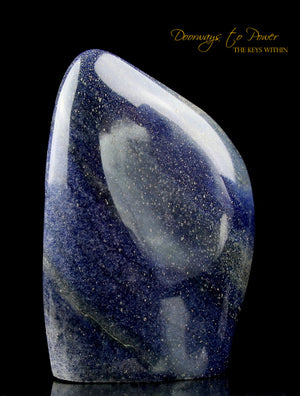 Dumortierite Crystal Altar Stone