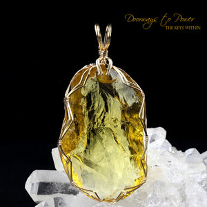 Dynamic Helidor Andara Crystal Pendant 14k 'Divine Will'