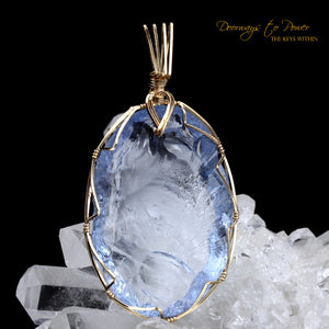 Lady Nellie Blue Andara Pendant 14k 