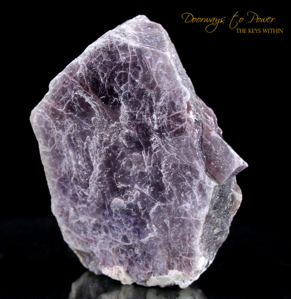 LEPIDOLITE stone rock crystal good on stand CHAKRA : balance awareness 02