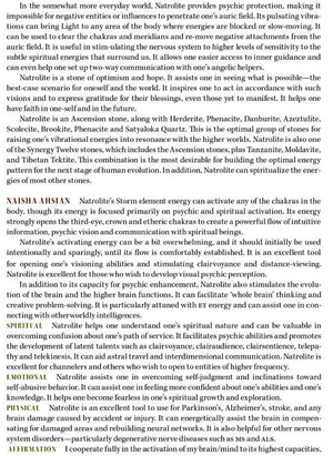 Natrolite Properties