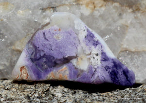 Violet Flame Opal Polished