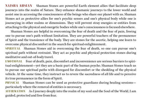 Shaman Stone Crystal Properties