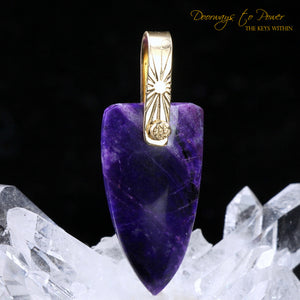 Sugilite Light Language Crystal Pendant