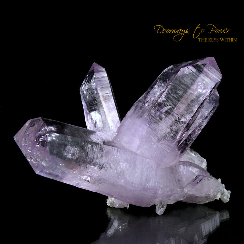 Vera Cruz Amethyst Twin Crystal Specimen 'Spirit Bird Flying'