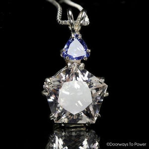 Danburite & Tanzanite Star of Venus Pendant