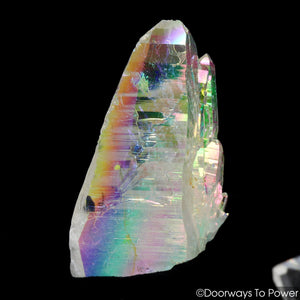 Angel Aura Lemurian Light Quartz Twin Crystal