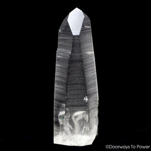 Black Phantom Lemurian Quartz Lighting Strike Dow Crystal