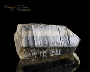 Golden Lemurian Master Dow Crystal with Record Keepers