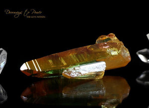 Golden Aura Quartz Lemurian Record Keeper Crystal