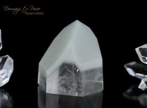 Lemurian White Phantom Quartz Shaman Dow Crystal 'RE BIRTH"