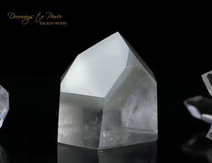 Lemurian White Phantom Quartz Shaman Dow Crystal 'RE BIRTH"