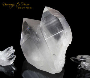 Lemurian Seed Quartz Tantric Twin Crystal