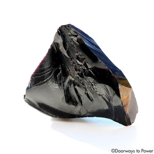 Iridium Black Monatomic Andara Crystal 'Transmitting the Christ Light'