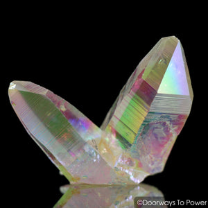 Angel Aura Quartz Crystal Twin 