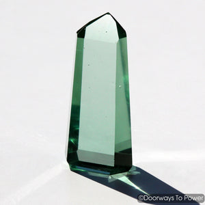 John of God Blessed Green Obsidian Casa Crystal Point