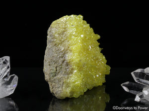 Native SULFUR Crystal Specimen Bolivia 'Transformation & Balance'