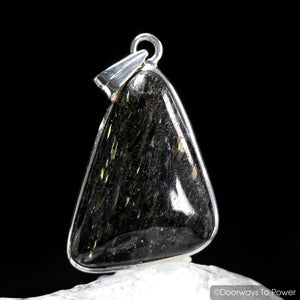 Nuummite Crystal Pendant