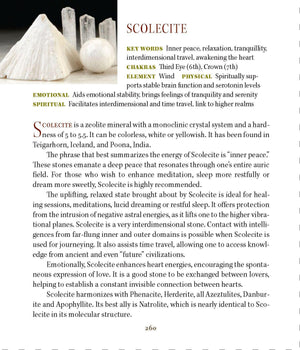 Scolecite Metaphysical Properties Book of Stones