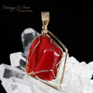 Dragons Blood Andara Pendant 14k 'Magic & Alchemy'