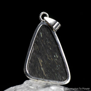 Nuummite Crystal Pendant