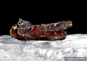 Zincite Tantric Twin Crystal Specimen A+++ Collectors Quality