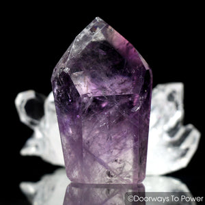 John of God Quartz Crystal Amethyst Temple Heart Dow