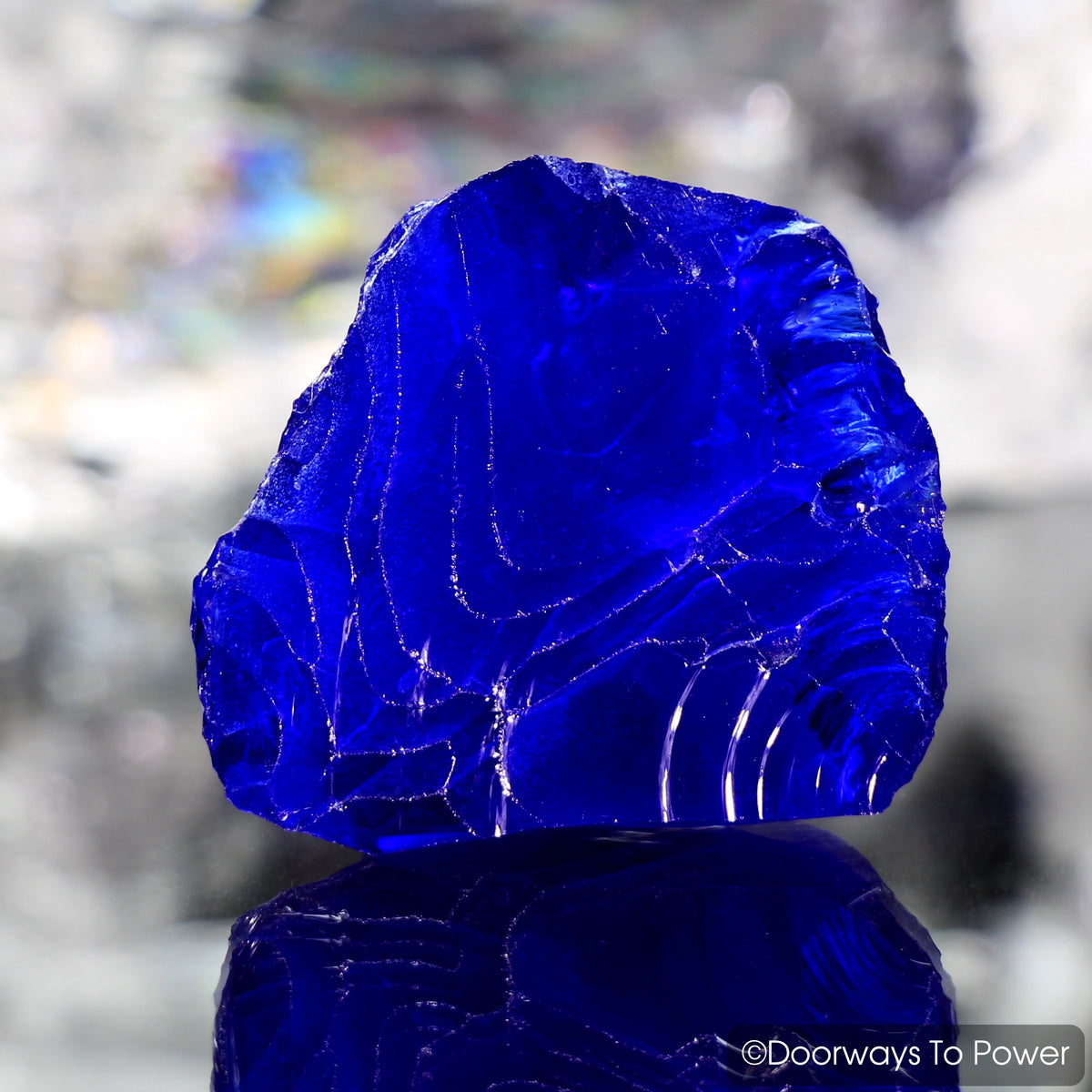 Tanzanite Fire Elestial Sapphire Monatomic Andara Glass - Doorways to Power