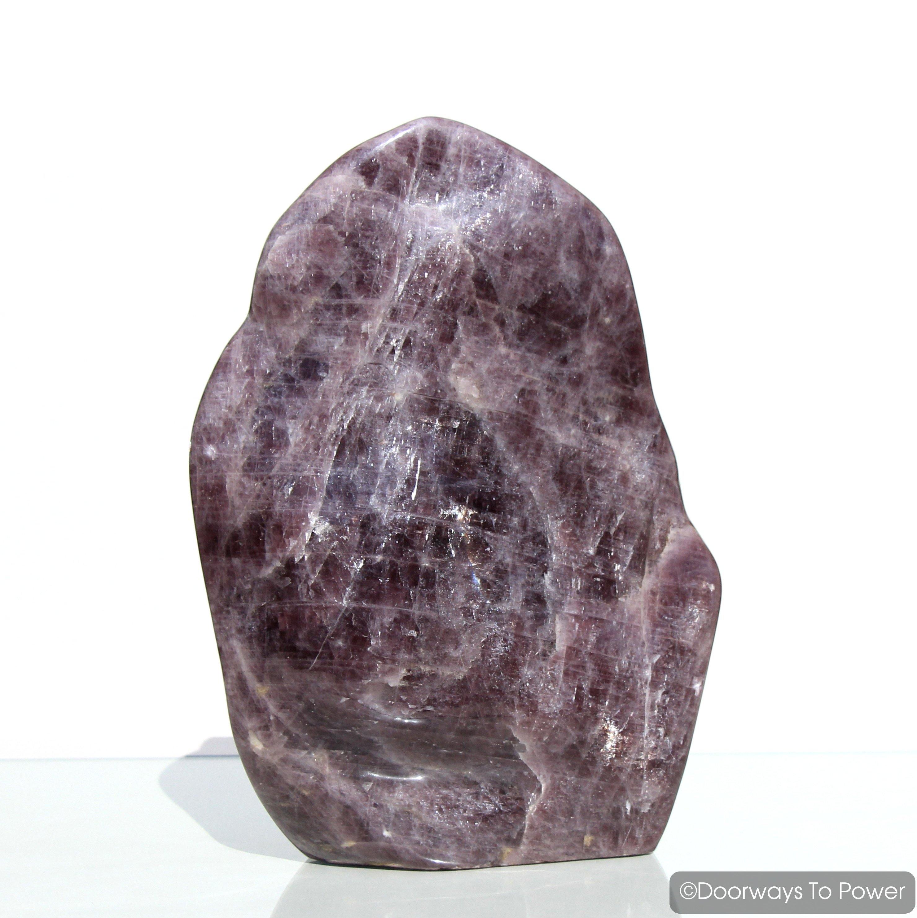 Amazing Purple Angelite Crystal 'Violet Aura' Ascension Stone 23