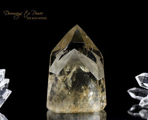 White Phantom Shaman Dow Quartz Crystal 