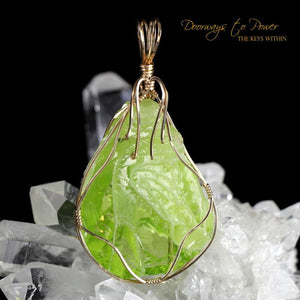 Andara Crystal Pendant 14k Gold