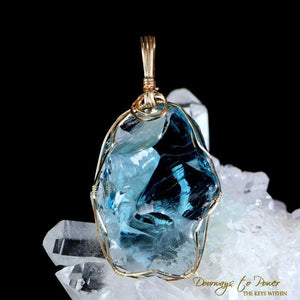 5D Monatomic Andara Crystal Pendant