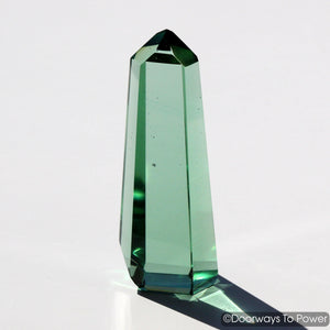 Blessed and Energized Green obsidian Crystal