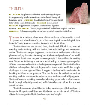 Thulite Metaphysical Properties Meanings - Book of Stones