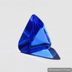 Siberian Blue Quartz Crystal Triangle