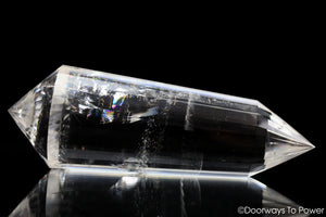 24 Sided Vogel Crystal Quartz Wand